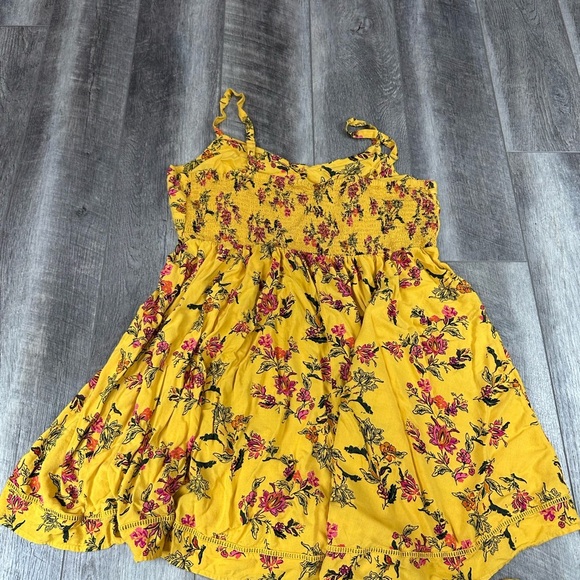 Torrid Mustard Floral Dress - Picture 5 of 13